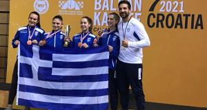 Χάλκινο μετάλλιο στο Βαλκανικό Πρωτάθλημα Καράτε 