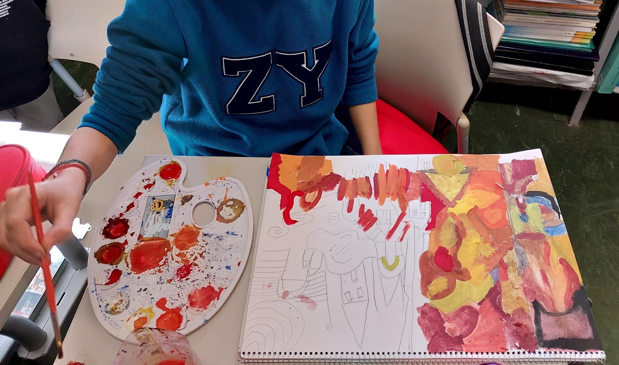 Ζωγραφίζουμε αντλώντας έμπνευση από το έργο Temple Gardens του Paul Klee