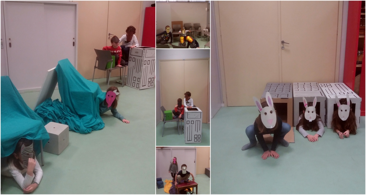 Θεατρική κίνηση στο Orff με μάσκες 