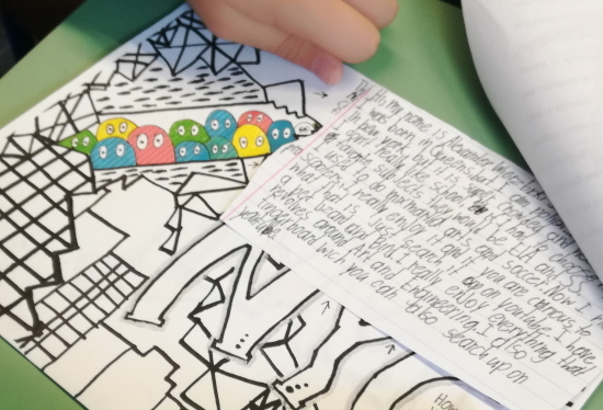 allilografia_me_amerikanoys_mathites