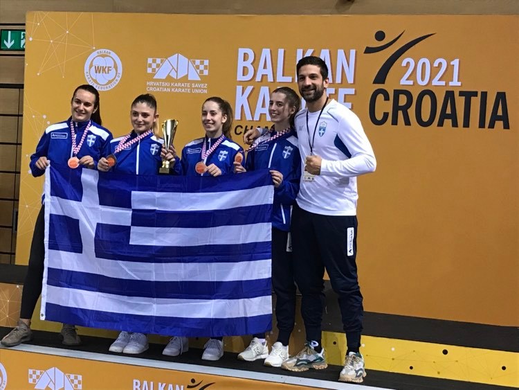 Χάλκινο μετάλλιο στο Βαλκανικό Πρωτάθλημα Καράτε 