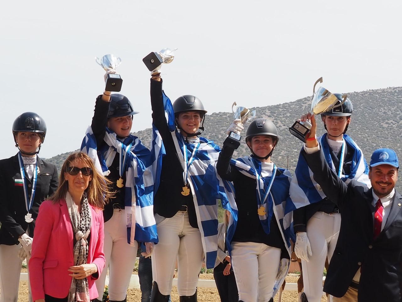 Χρυσή Βαλκανιονίκης στην Ιππασία