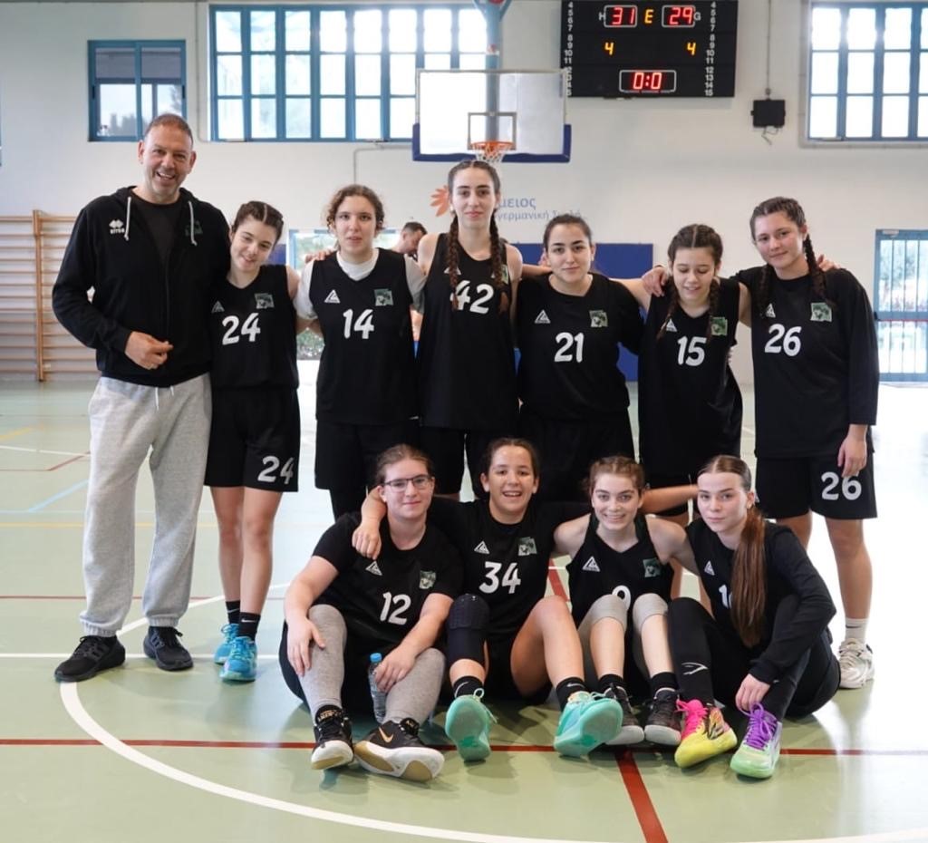 Πρόκριση της ομάδας μπάσκετ κοριτσιών Λυκείου