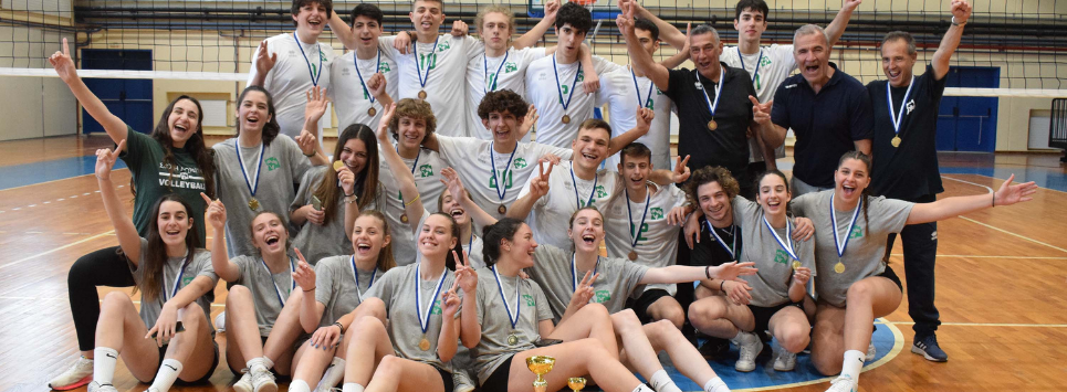 Χρυσοί &amp; Χάλκινοι Πανελληνιονίκες στο Βόλεϊ 
