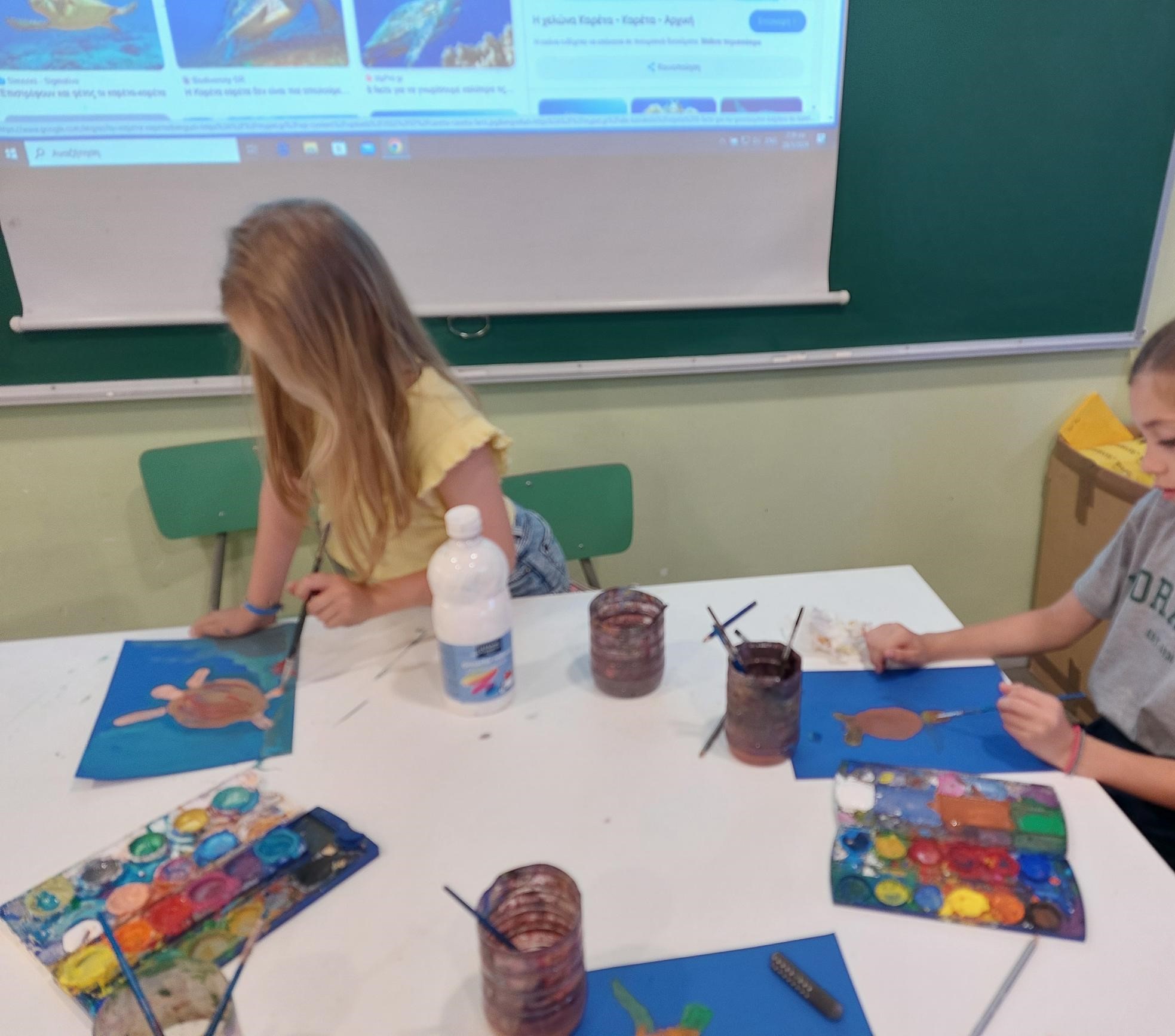 Καλωσορίζουμε το καλοκαίρι ζωγραφίζοντας θαλάσσιες χελώνες