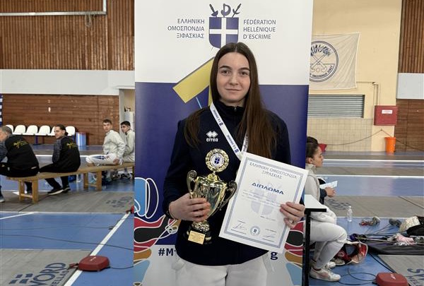 Διάκριση της Αννίτας Φαρμάκη στη ξιφασκία