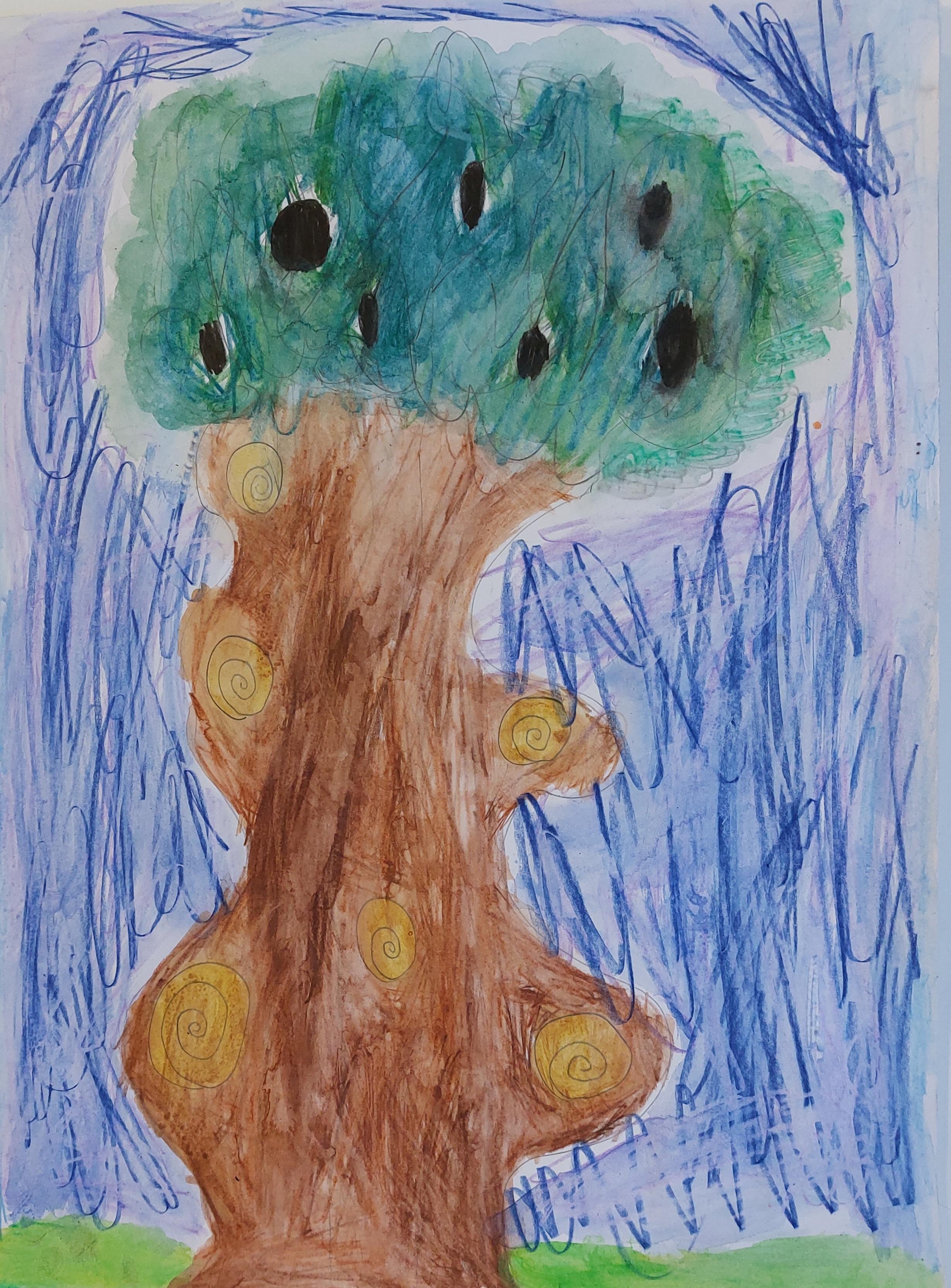 Η συγκομιδή της ελιάς από τη β’ τάξης