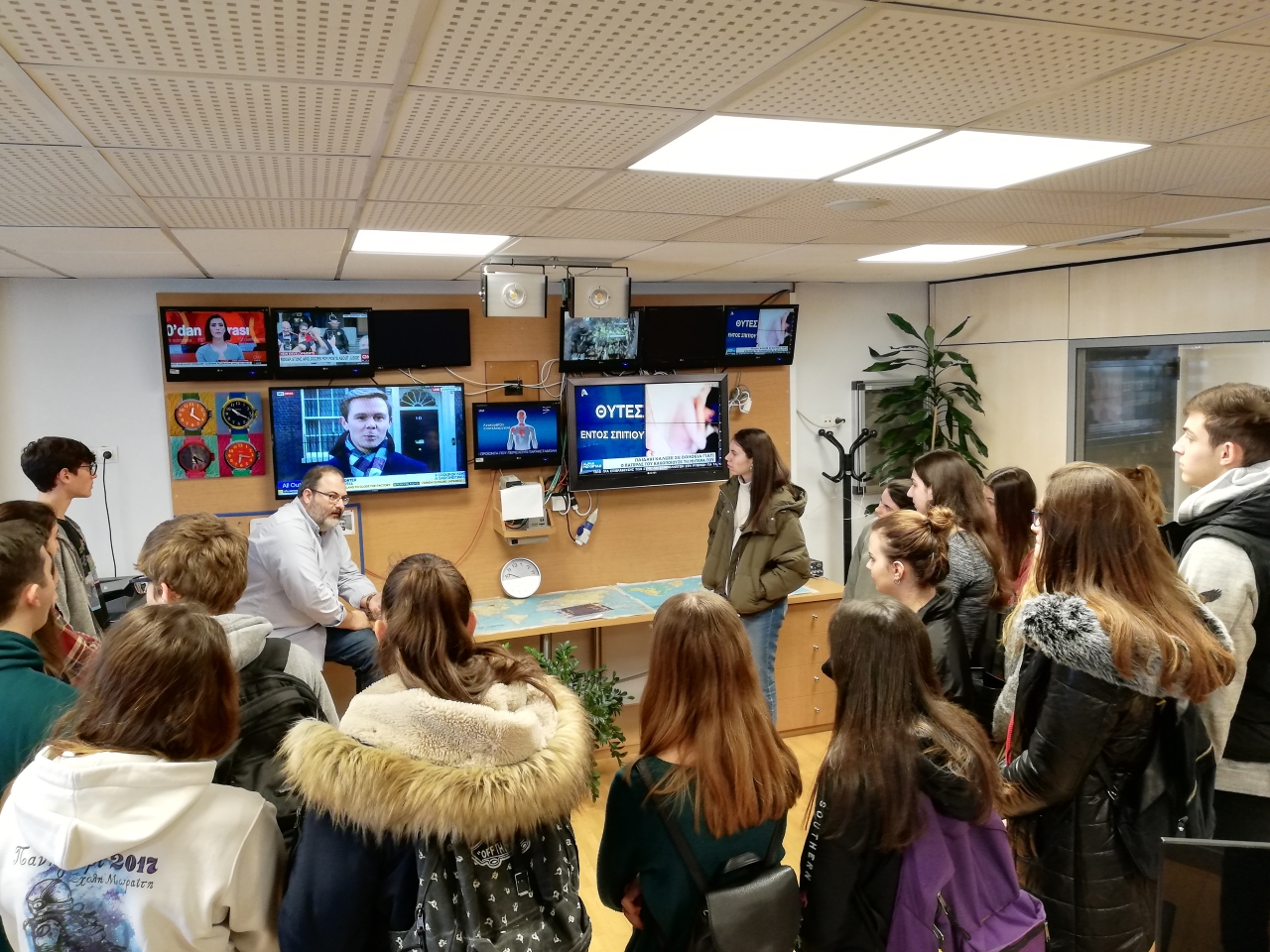 Επίσκεψη στις εγκαταστάσεις του STAR CHANNEL