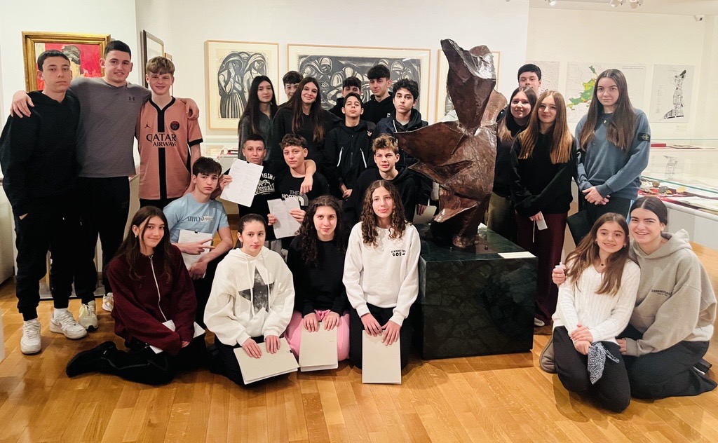 Επίσκεψη τμήματος γ5 στην πινακοθήκη Χατζηκυριάκου-Γκίκα