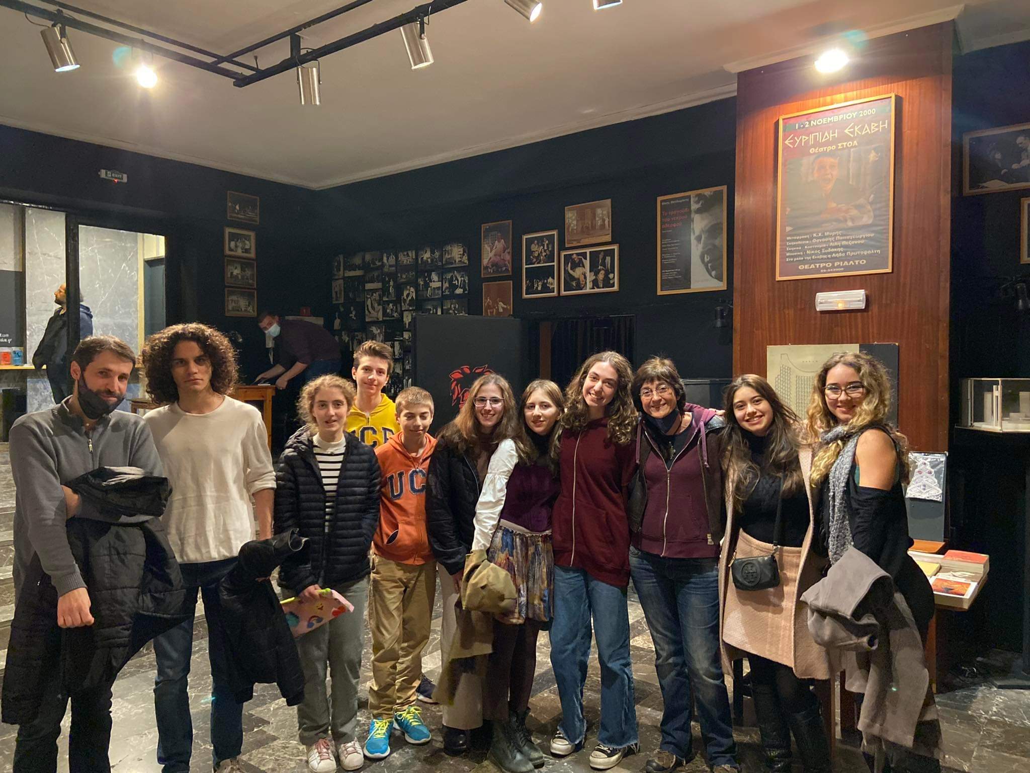 Η Πολιτιστική Ομάδα στην παράσταση Εγώ ο Μάρκος