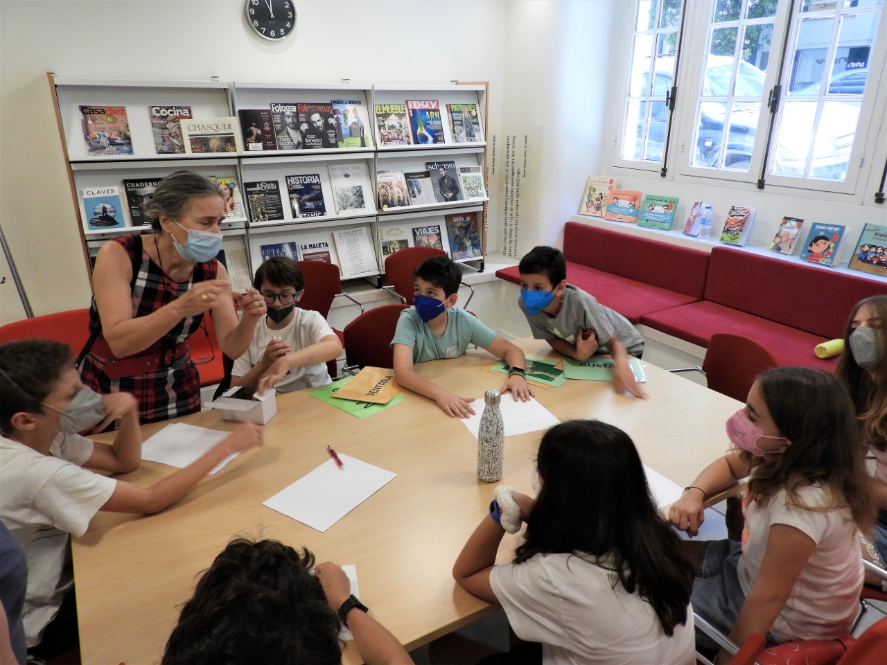 Η ε’ Δημοτικού στο Ινστιτούτο Θερβάντες