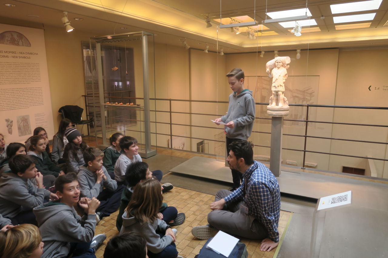 Η ε΄ τάξη στο Βυζαντινό Μουσείο