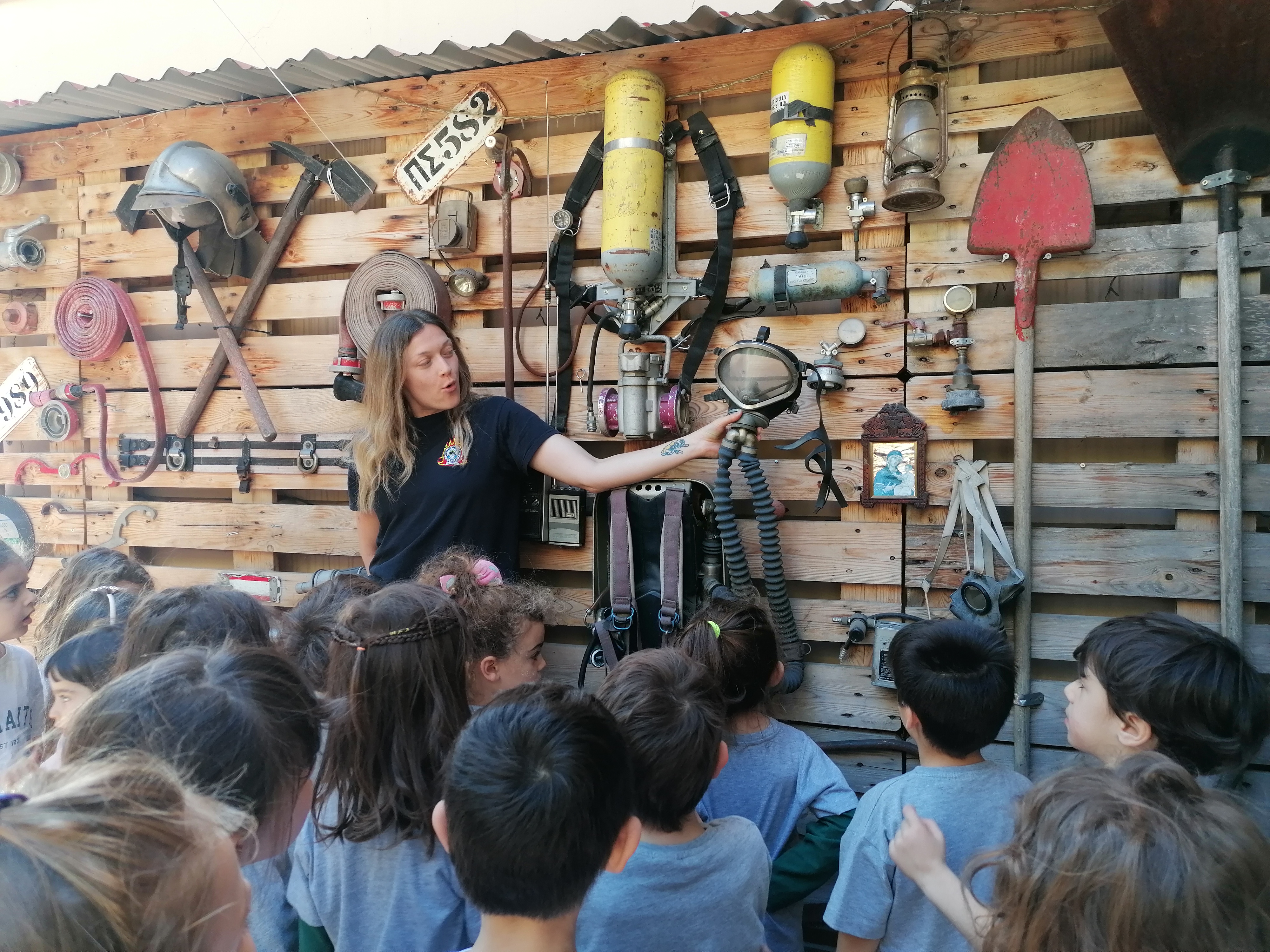 Το Νηπιαγωγείο στον Α' Πυροσβεστικό Σταθμό