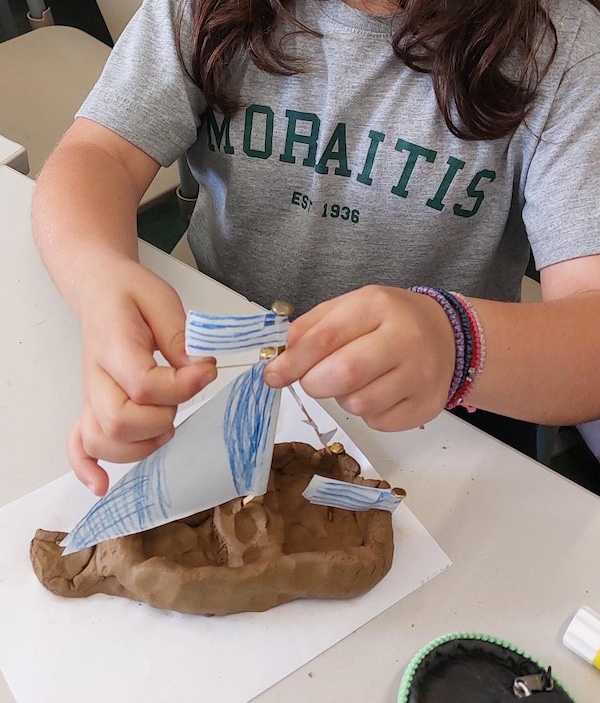 Πήλινα καραβάκια από τη β' Δημοτικού