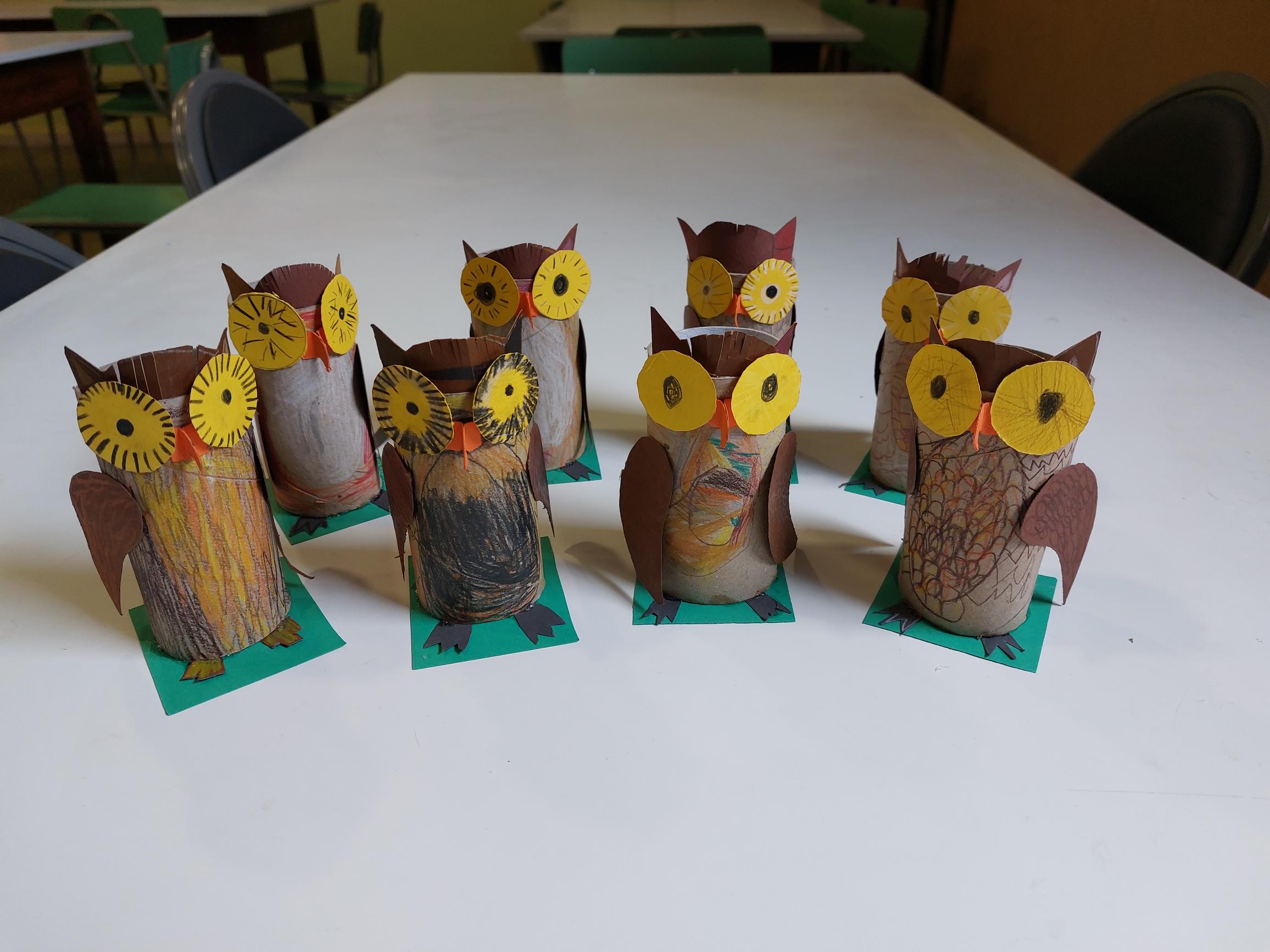 Μια κουκουβάγια στο δίωρο των δραστηριοτήτων