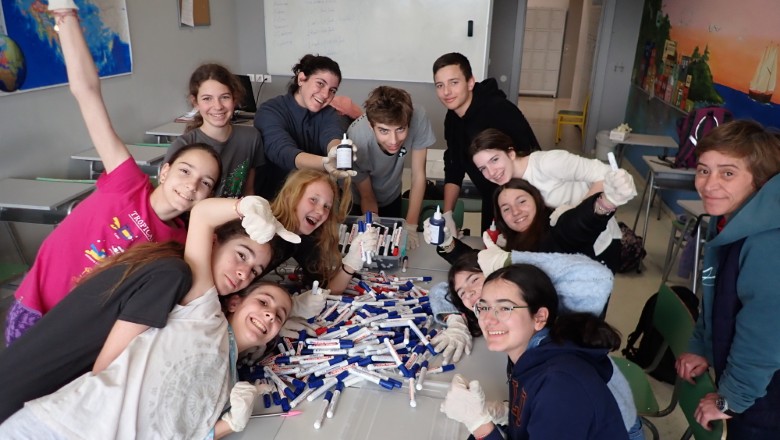 Περιορισμός οικολογικού αποτυπώματος μαρκαδόρων σχολείου