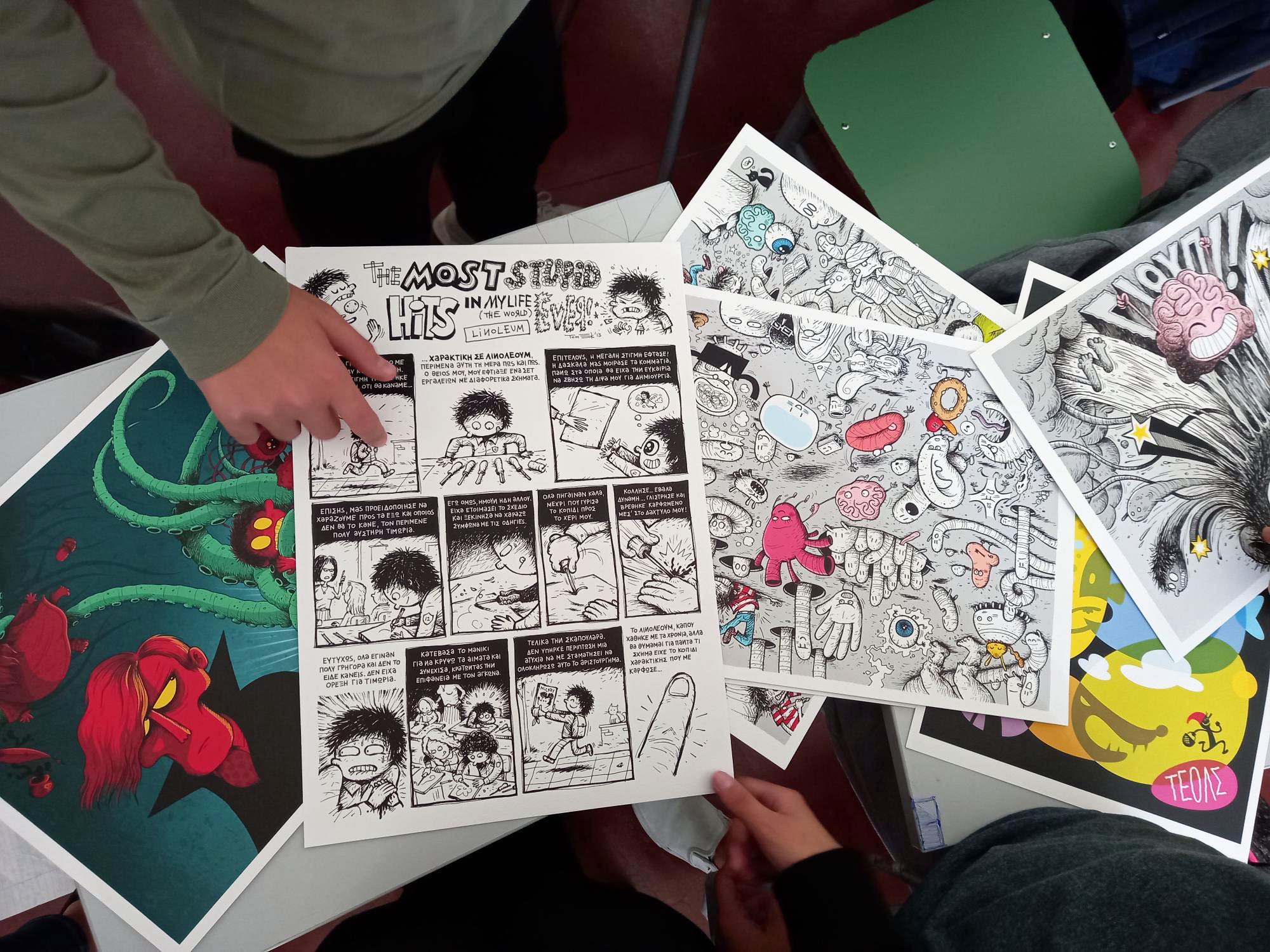 O όμιλος Graphic Novel υποδέχεται τον Τόμεκ Γιοβάνη