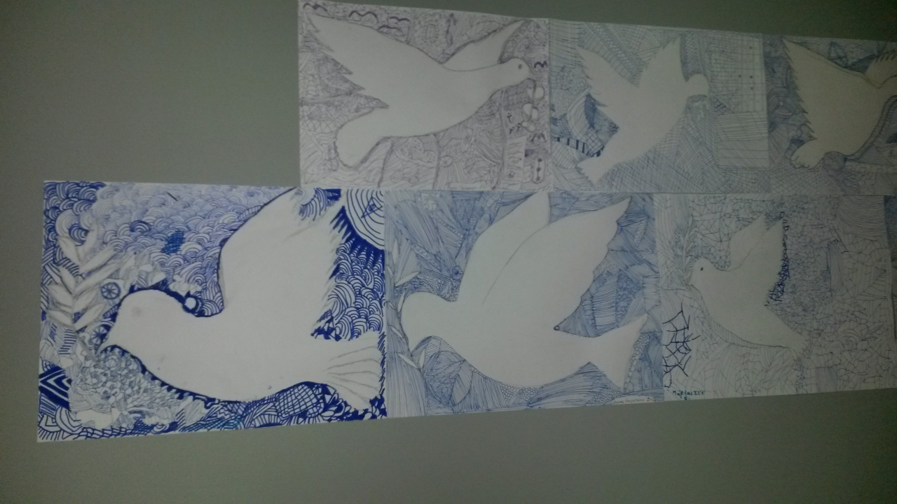 Ο στολισμός του Θεάτρου για την 28η Οκτωβρίου