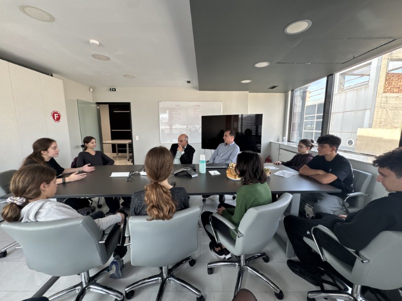 Επίσκεψη του ομίλου Ρομποτικής Γυμνασίου