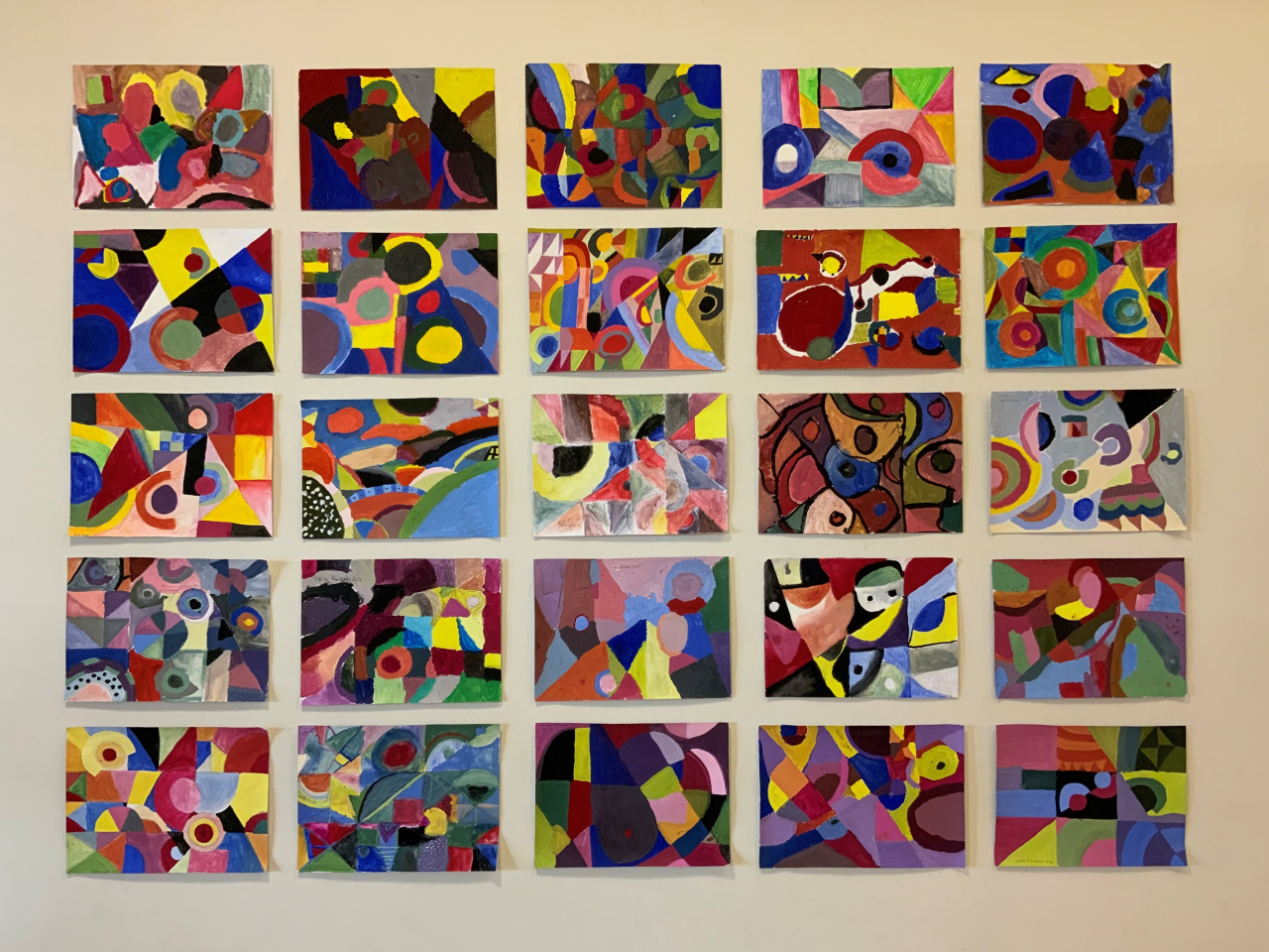 Παραλλαγές πάνω στο έργο της Sonia Delaunay 