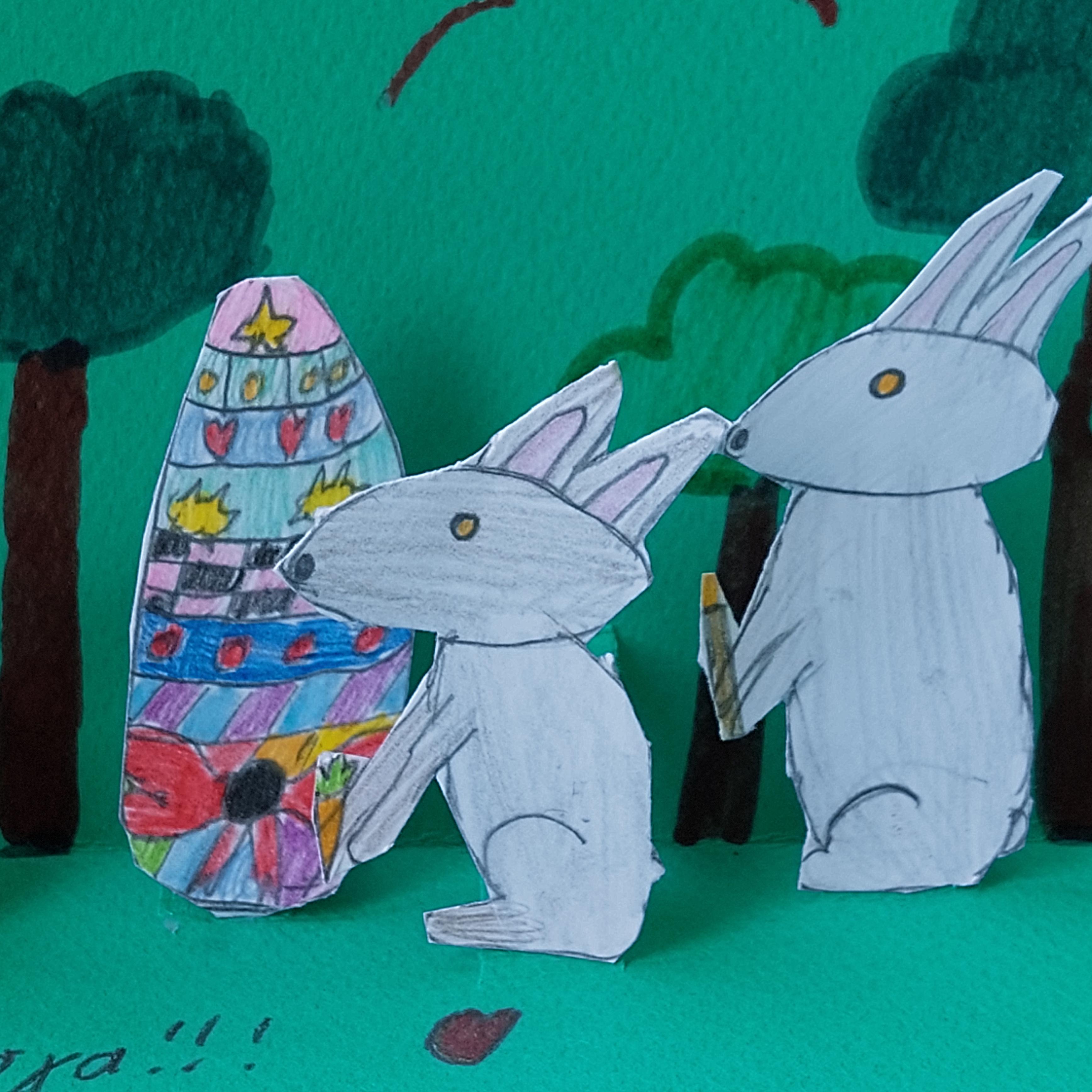 Πασχαλινές δημιουργίες από τα παιδιά του Δημοτικού