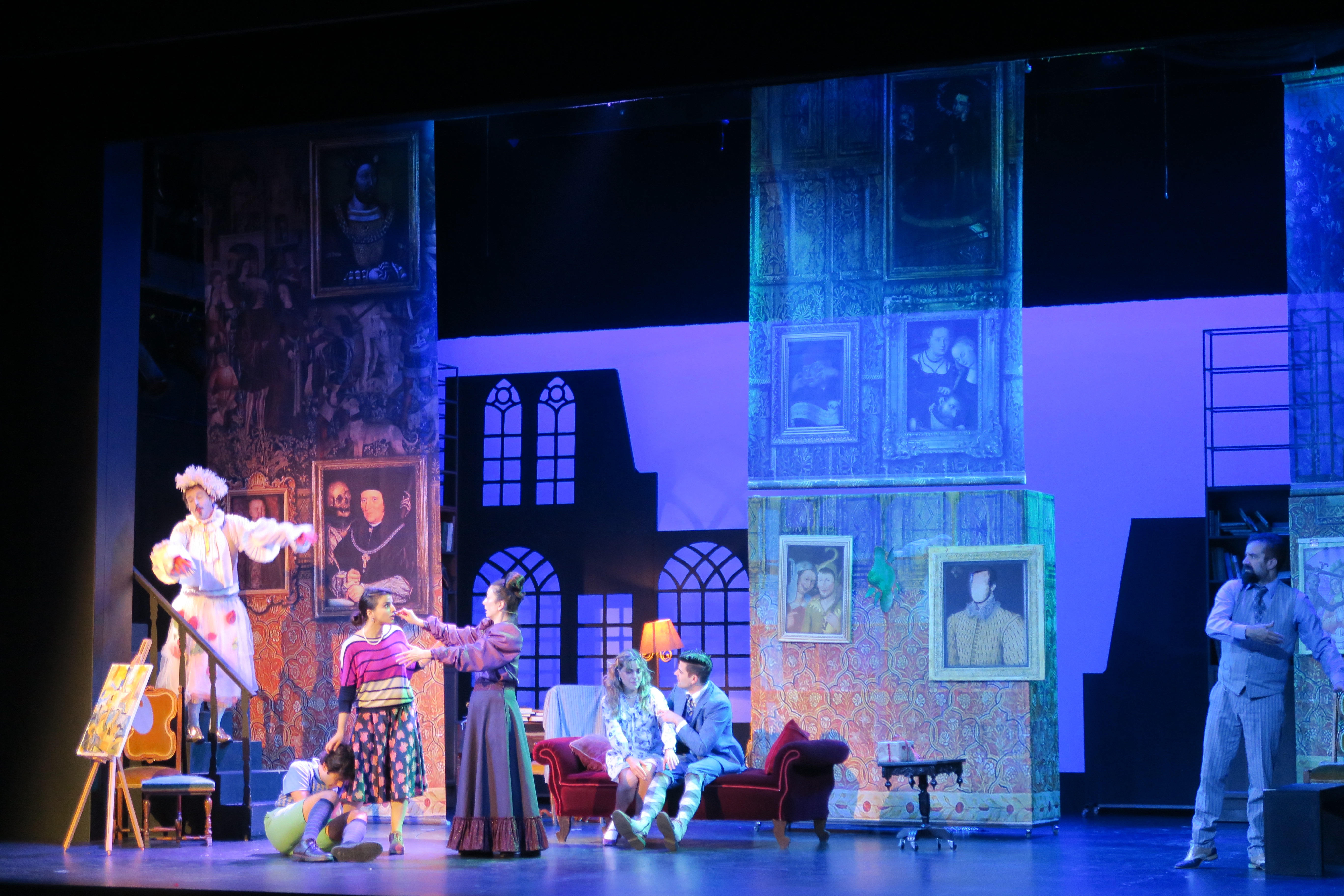 Η δ’ τάξη στην παράσταση «Το φάντασμα του Κάντερβιλ»