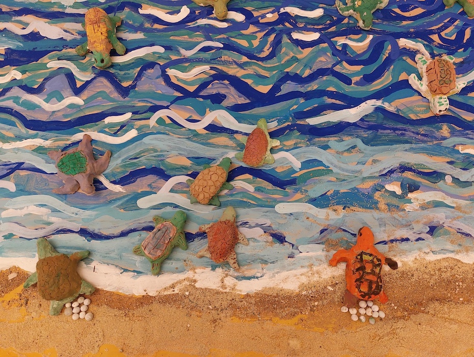 Πήλινες χελώνες Καρέτα-Καρέτα στο δίωρο των δραστηριοτήτων