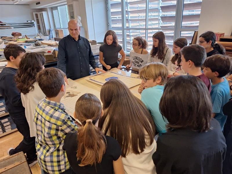 Επίσκεψη στα Ιστορικά Αρχεία του Μουσείου Μπενάκη