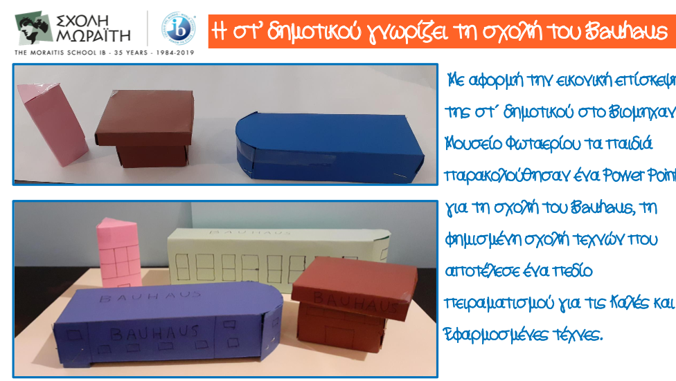 Η στ΄ Δημοτικού γνωρίζει τη σχολή του Bauhaus