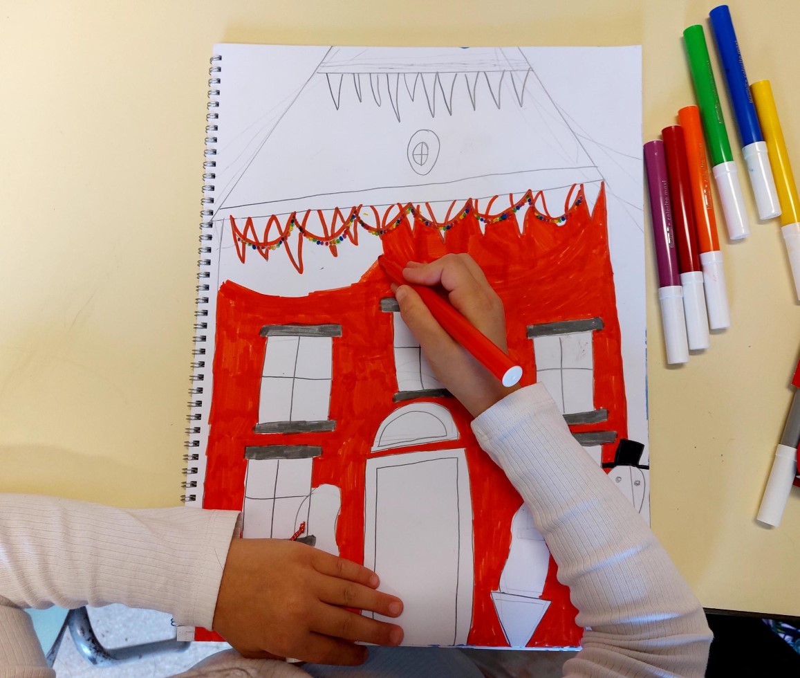 Χριστουγεννιάτικα σπιτάκια της α' δημοτικού