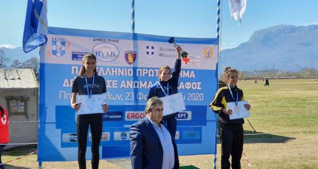 2η θέση σε Πανελλήνιο Πρωτάθλημα Δρόμου