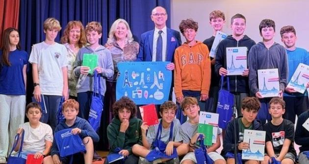 Απονομή διπλωμάτων γαλλικών