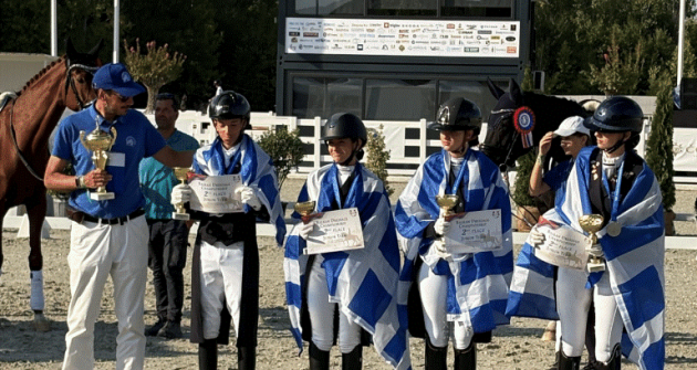 Ασημένιο μετάλλιο στους Βαλκανικούς αγώνες ιππασίας