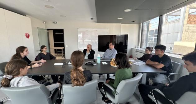 Επίσκεψη του ομίλου Ρομποτικής Γυμνασίου Επίσκεψη του ομίλου Ρομποτικής Γυμνασίου