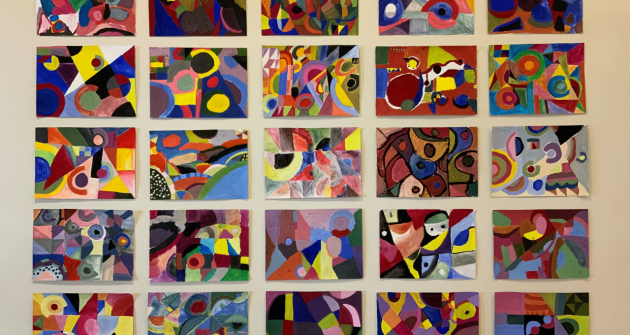 Παραλλαγές πάνω στο έργο της Sonia Delaunay 