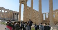 Η δ΄ τάξη στην Ακρόπολη