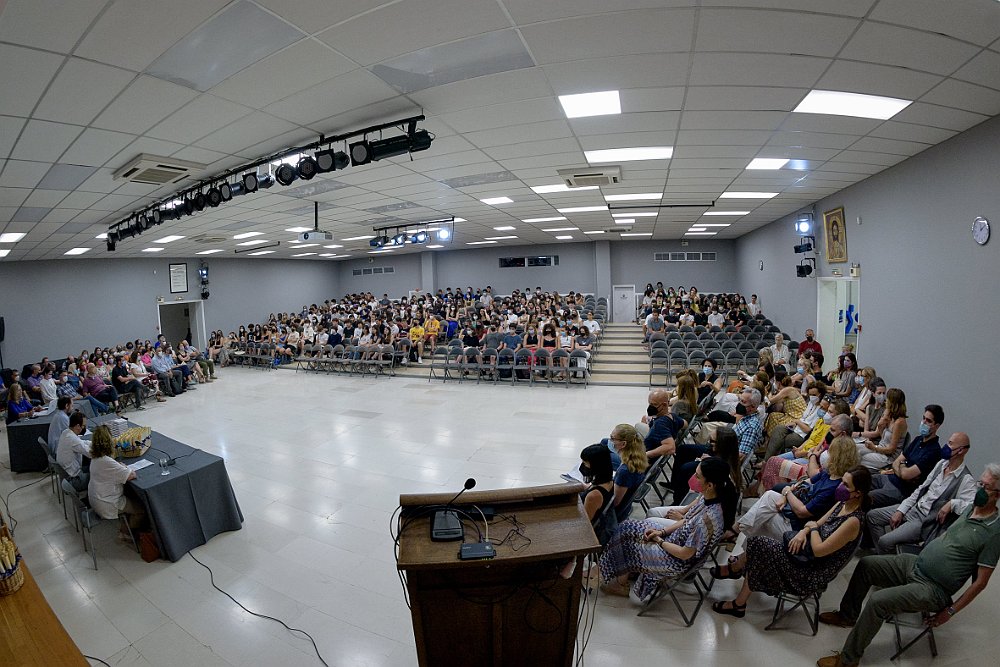 Τελετή λήξης  σχολικού έτους για την Α’ Β’ τάξη του Γενικού Λυκείου, την A(IB) και το IB1. 